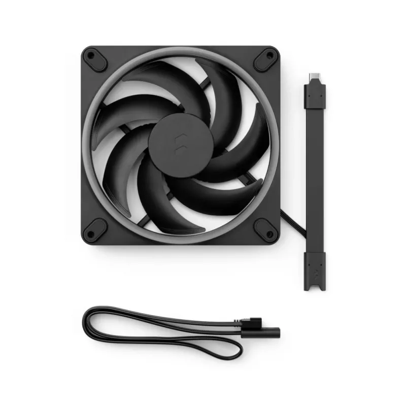 FRACTAL DESIGN Aušinimo ventiliatorius Momentum 14 RGB, juodas