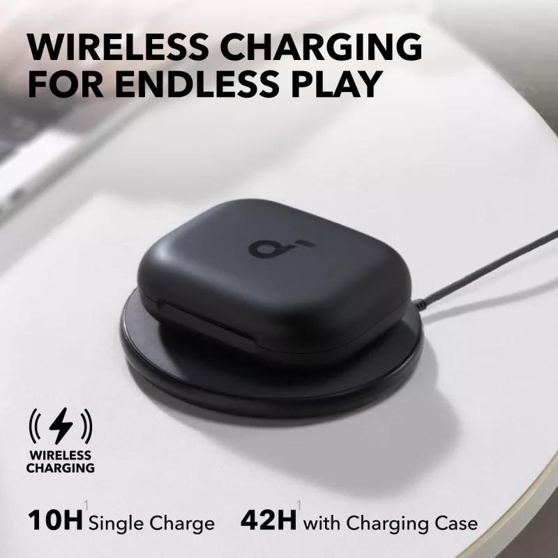 ANKER ausinės - Soundcore Aerofit 2 - juoda