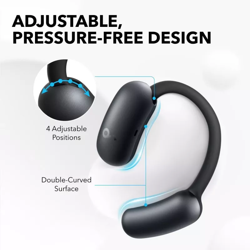 ANKER ausinės - Soundcore Aerofit 2 - juoda