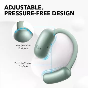 ANKER ausinės - Soundcore Aerofit 2 - Žalia