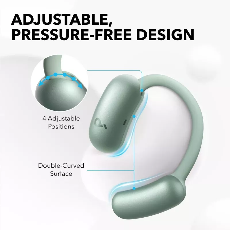 ANKER ausinės - Soundcore Aerofit 2 - Žalia