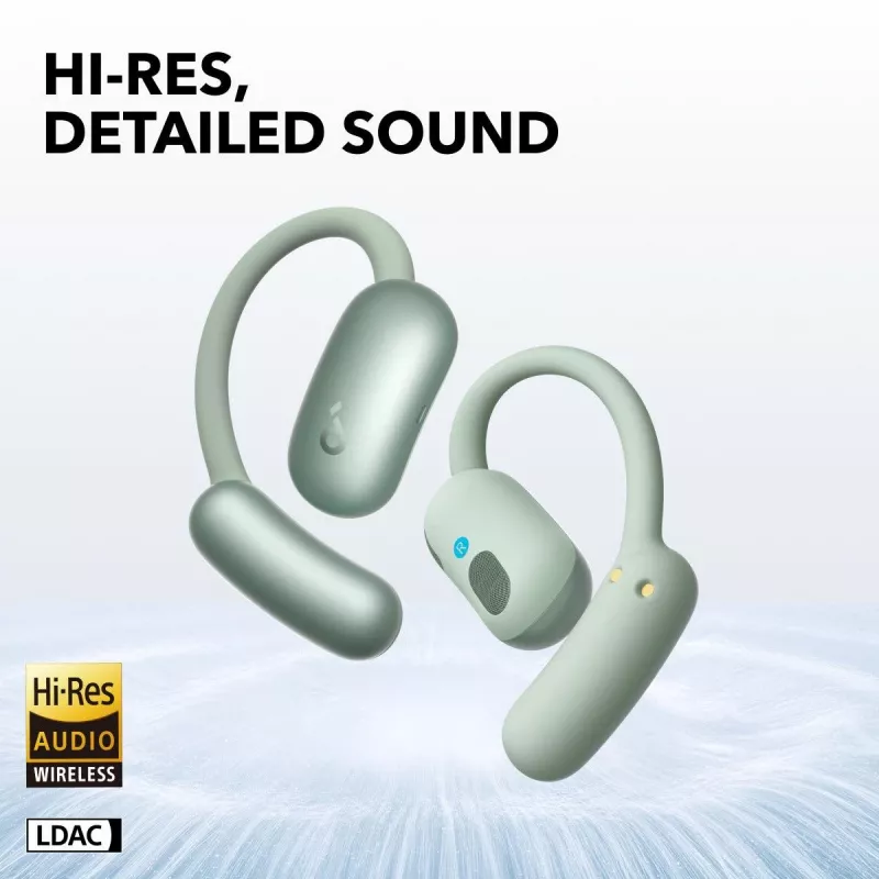 ANKER ausinės - Soundcore Aerofit 2 - Žalia