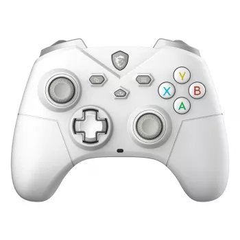 MSI FORCE GC300 WIRELESS WHITE USB 2.0 žaidimų pultas analoginis PC