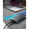ICY BOX IB-DK4034a-CPD laidinė USB 3.2 Gen 1 (3.1 Gen 1) Type-C aliuminio, sidabro