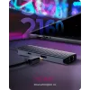 ICY BOX IB-DK4034a-CPD laidinė USB 3.2 Gen 1 (3.1 Gen 1) Type-C aliuminio, sidabro
