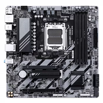 GIGABYTE B840M DS3H pagrindinė plokštė – AMD Ryzen 9000 procesoriams, 8+2+2 fazių VRM, iki 8200MHz DDR5, 2xPCIe 4.0 M.2, 2.5GbE LAN, USB 3.2 Gen 1