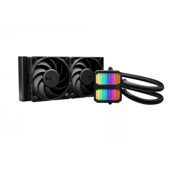 be quiet! Silent Loop 3 240 mm procesoriaus skysčio aušinimo sistema “viskas viename” 12 cm juoda 1 vnt.