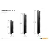be quiet! Silent Loop 3 240 mm procesoriaus skysčio aušinimo sistema “viskas viename” 12 cm juoda 1 vnt.