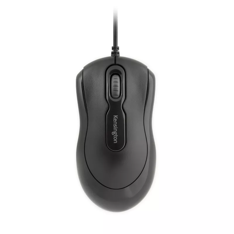 Kensington pelė-in-a-Box EQ laidinė pelė, abiem rankoms tinkama, optinė, USB Type-A, 1000 DPI, juoda
