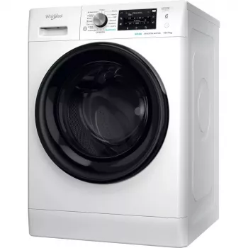 Whirlpool FFWDD1076258B skalbyklė-džiovyklė Laisvai pastatoma Priekinis pakrovimas Balta