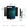 BenQ RD240Q kompiuterio monitorius 61,2 cm (24,1 colio) 2560 x 1600 pikselių WQXGA LCD juodas