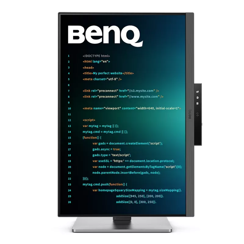 BenQ RD240Q kompiuterio monitorius 61,2 cm (24,1 colio) 2560 x 1600 pikselių WQXGA LCD juodas