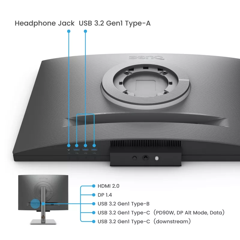 BenQ RD280U kompiuterio monitorius 71,6 cm (28,2 col.) 3840 x 2560 pikselių 4K Ultra HD juodas