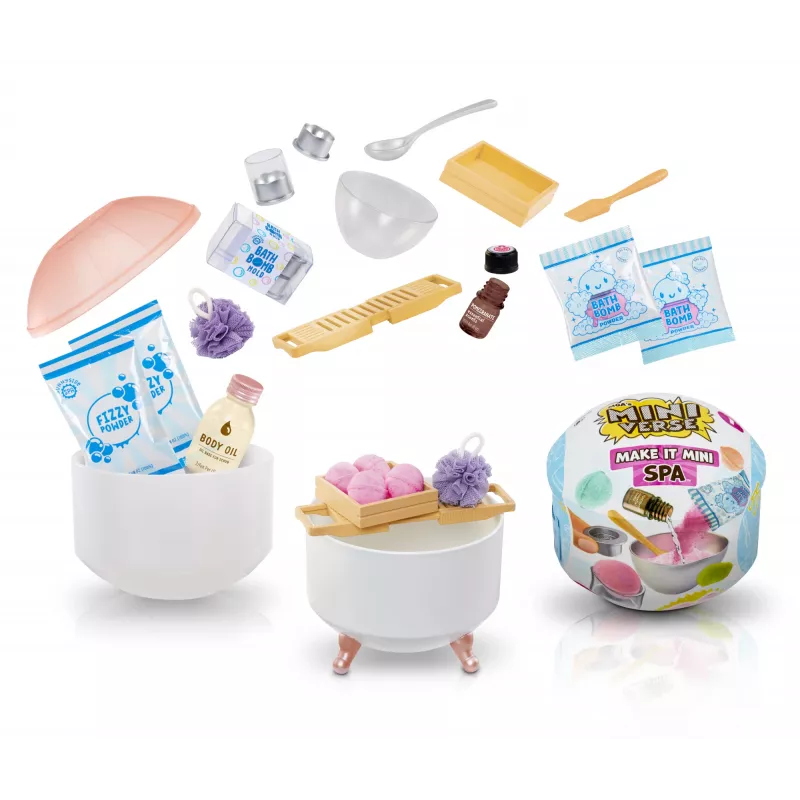 Miniverse - Make It Mini Spa, 8 m., įvairiaspalvis, plastikas