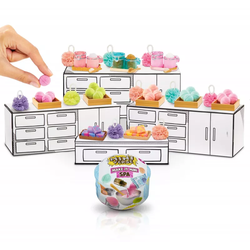 Miniverse - Make It Mini Spa, 8 m., įvairiaspalvis, plastikas