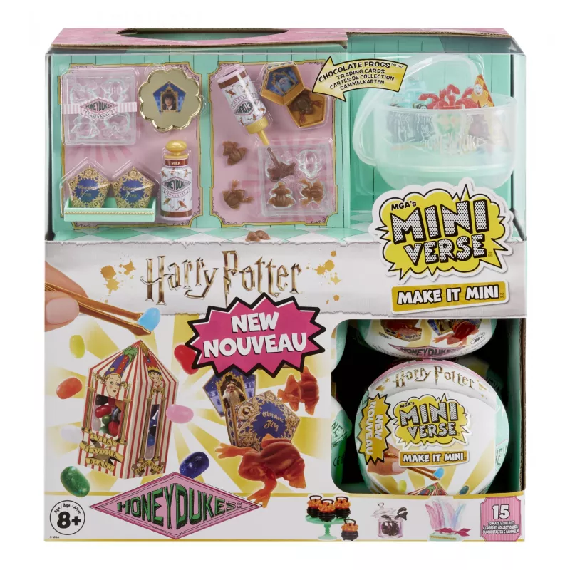Miniverse Make It Mini Harry Potter Honeydukes PDQ pakuotėje, 8 metai, Įvairiaspalvis, Plastikas