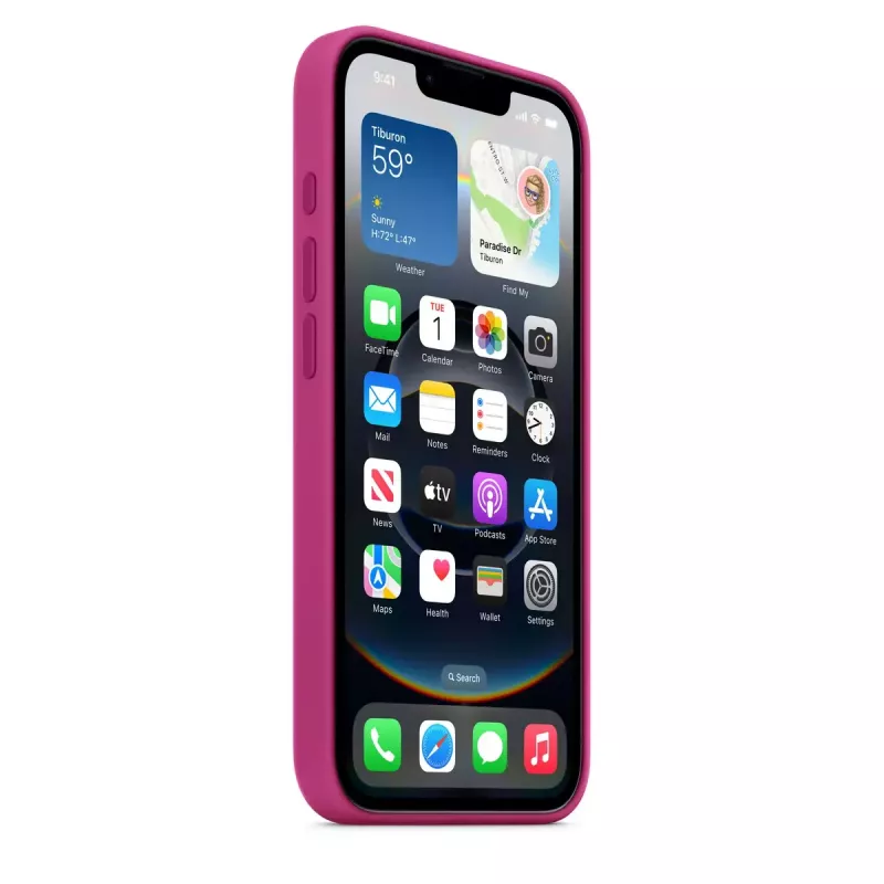 APPLE Apple Silicone dėklas iPhone 16e Fuchsia