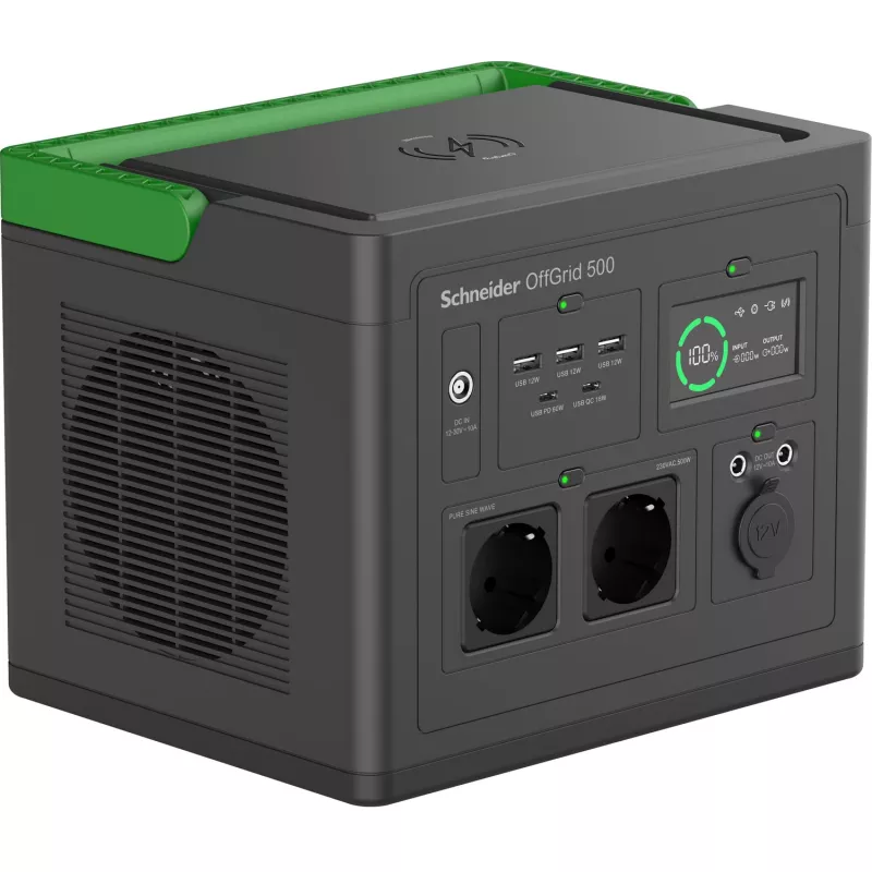 APC PPS500-GR nešiojamoji maitinimo stotis ličio jonų (Li-Ion) 749 W 5,5 kg