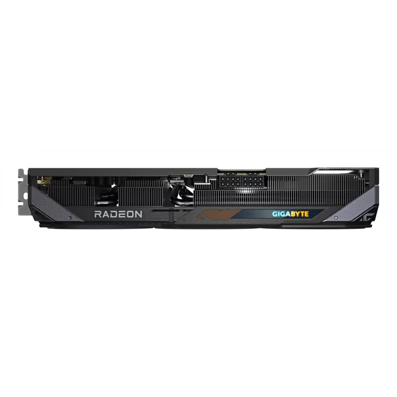 GIGABYTE vaizdo plokštė Radeon RX 9070 — 16 GB GDDR6, PCIe 5.0, 256 bitų, 2700 MHz spartinimas, 2×HDMI 2.1b, 2×DP 2.1a, 3 ventiliatoriai