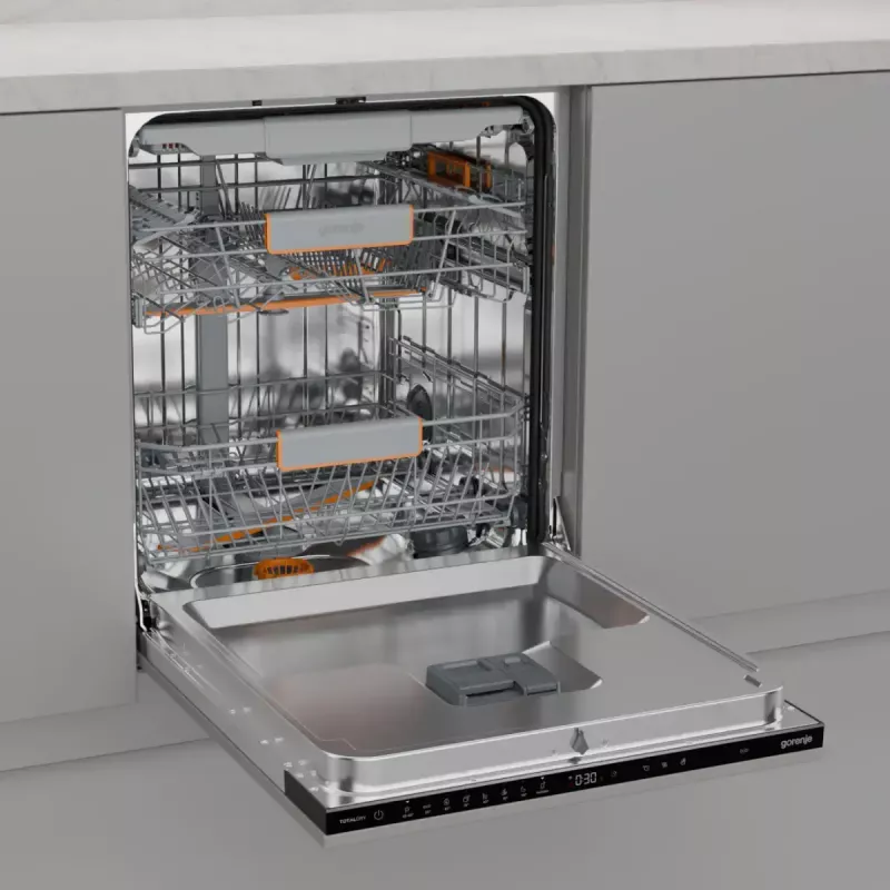 Įmontuojama indaplovė Gorenje GV673C65 14 komplektų Nerūdijantis plienas