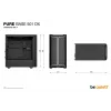 PC korpusas be quiet! Pure Base 501 DX Juoda Midi Tower