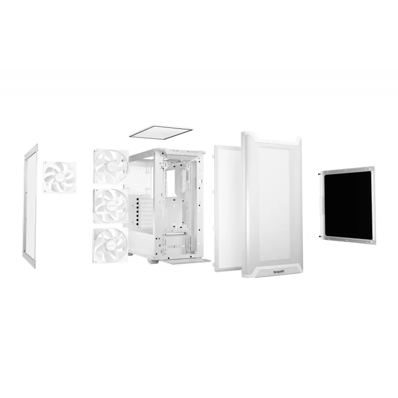 PC korpusas be quiet! Pure Base 501 LX White Midi Tower