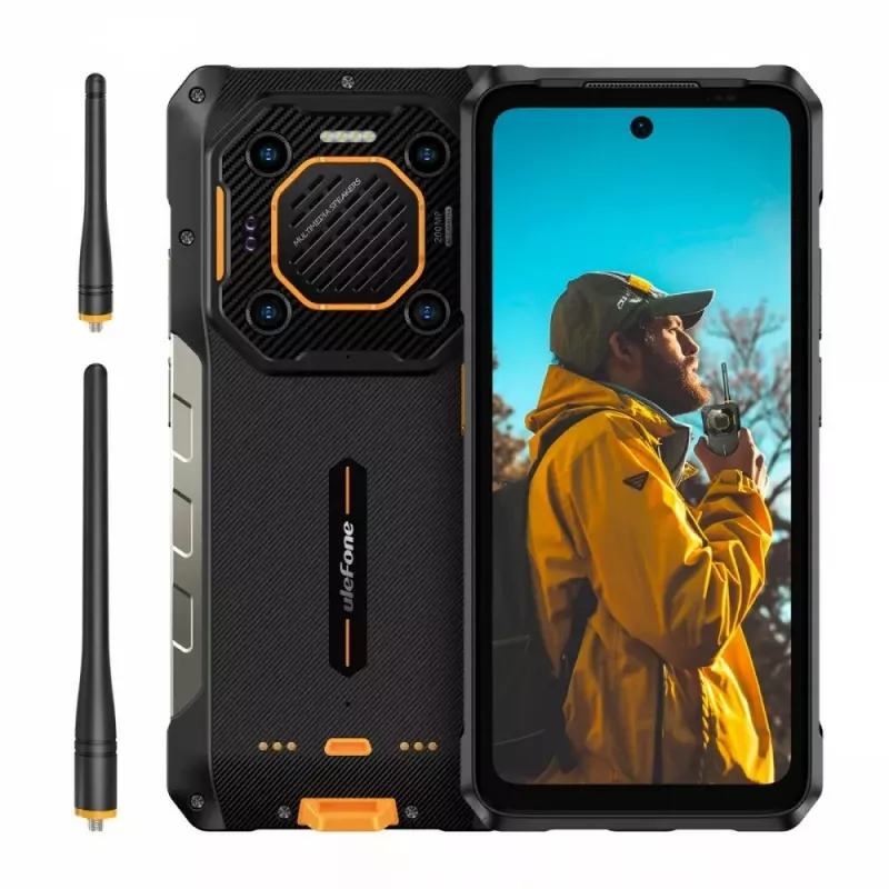 Smartphone UleFone Armor 26 Ultra 6.1 col. 12GB RAM 512GB atminties juoda
