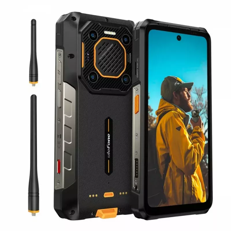 Smartphone UleFone Armor 26 Ultra 6.1 col. 12GB RAM 512GB atminties juoda
