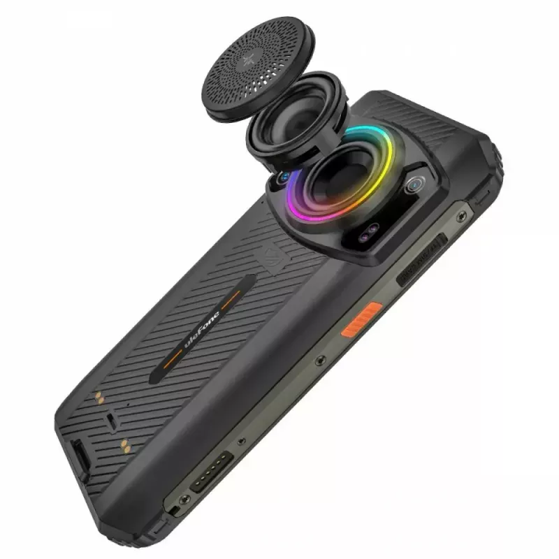 Išmanusis telefonas UleFone Armor 21 — 6,58 colio ekranas, 8 GB RAM, 256 GB atmintinė, juoda