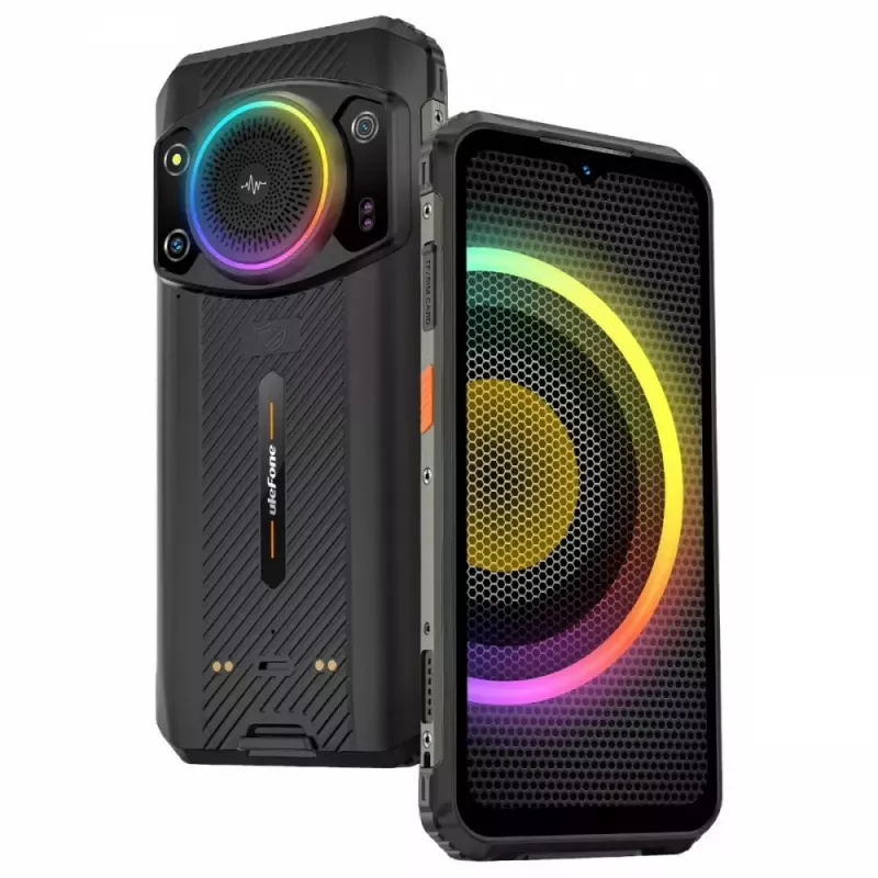 Išmanusis telefonas UleFone Armor 21 — 6,58 colio ekranas, 8 GB RAM, 256 GB atmintinė, juoda
