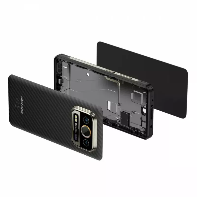Išmanusis telefonas UleFone Armor 25T 6,0 colio 6/256GB Frost Juoda, energijos klasė B