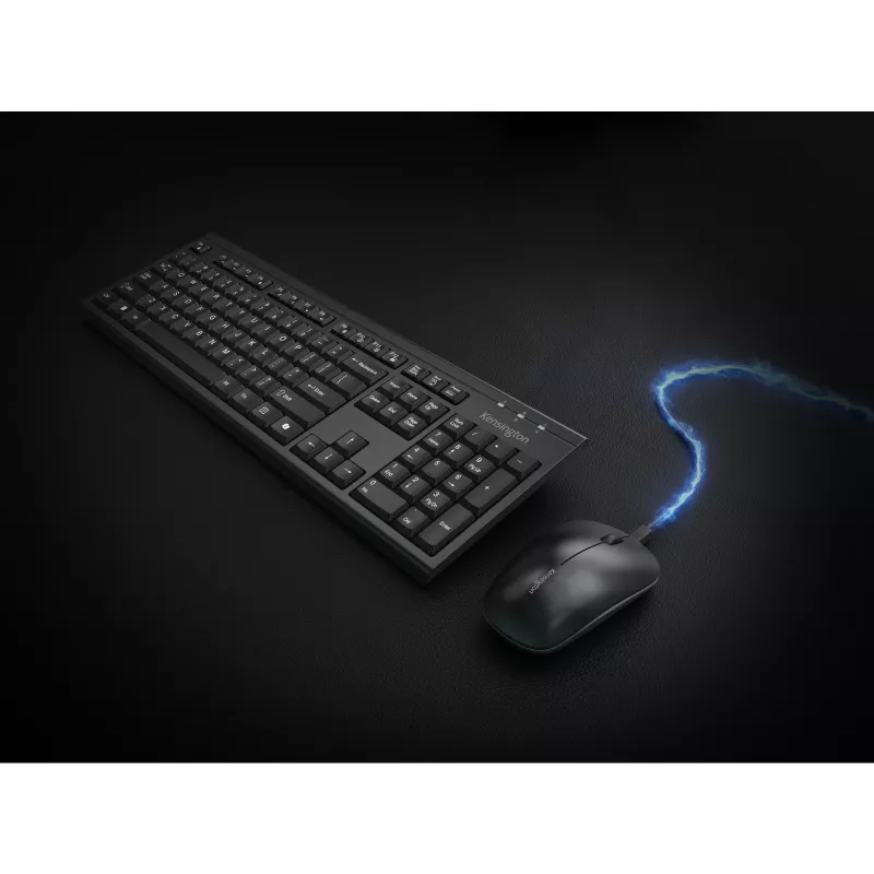 Belaidės klaviatūros ir pelės rinkinys Kensington K75560WW pilno dydžio QWERTY