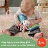 Minkštas žaislas MATTEL Fisher-Price Planet Friends Giant Ear Elephant HKD63, pliušinis dramblio kompanjonas