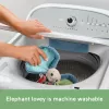 Minkštas žaislas MATTEL Fisher-Price Planet Friends Giant Ear Elephant HKD63, pliušinis dramblio kompanjonas