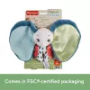 Minkštas žaislas MATTEL Fisher-Price Planet Friends Giant Ear Elephant HKD63, pliušinis dramblio kompanjonas
