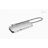 i-tec Metal USB-C Nano 3x Display Dock, 2x HDMI 1x USB-C vaizdo su Power Delivery 140W + Universalus įkroviklis 140 W