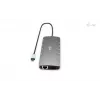 i-tec Metal USB-C Nano 3x Display Dock, 2x HDMI 1x USB-C vaizdo su Power Delivery 140W + Universalus įkroviklis 140 W