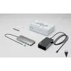 i-tec Metal USB-C Nano 3x Display Dock, 2x HDMI 1x USB-C vaizdo su Power Delivery 140W + Universalus įkroviklis 140 W