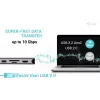 i-tec Metal USB-C Nano 3x Display Dock, 2x HDMI 1x USB-C vaizdo su Power Delivery 140W + Universalus įkroviklis 140 W