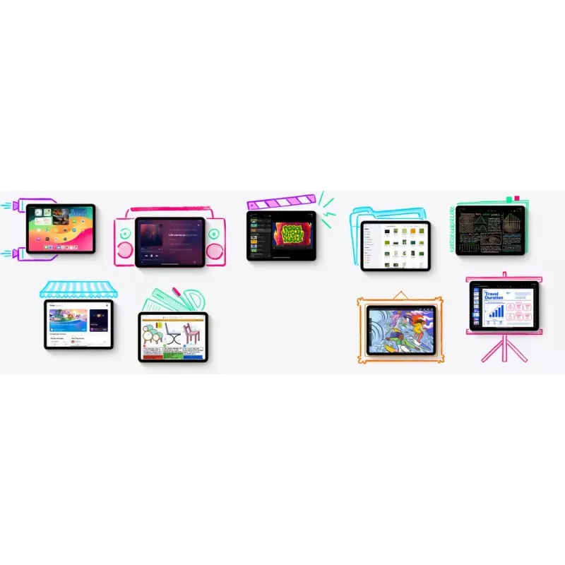 Planšetinis kompiuteris Apple iPad 5G LTE-TDD & LTE-FDD 11 colių A16 512 GB iPadOS 18