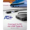 ICY BOX IB-CR302-CU3 kortelių skaitytuvas USB 3.2 Gen 1 (3.1 Gen 1) Type-A Juoda