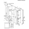 Įmontuojamas šaldytuvas Electrolux LNT6NE18S — 257 L, lietiminis valdymas, apačioje esantis šaldiklis, No Frost, baltas
