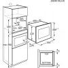 Solo mikrobangų krosnelė Electrolux LMS2203EMX — 700 W, 20 L, nerūdijantis plienas/juoda, įmontuojama (56×35×38 cm)