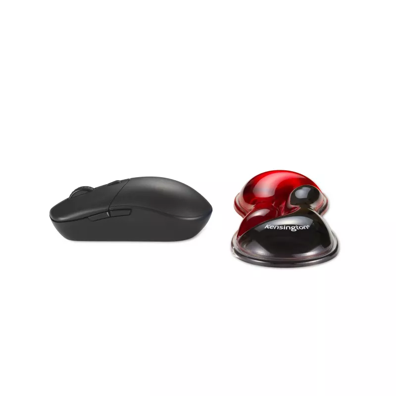Kensington Slim Duo Gel Mouse/Trackball Wrist Rest -Red, Red, Gel, Thermoplastic polyurethane (TPU), China, MIL-STD-810H Method 504.3 Contamination by Fluids, 192 mm, 72 mm