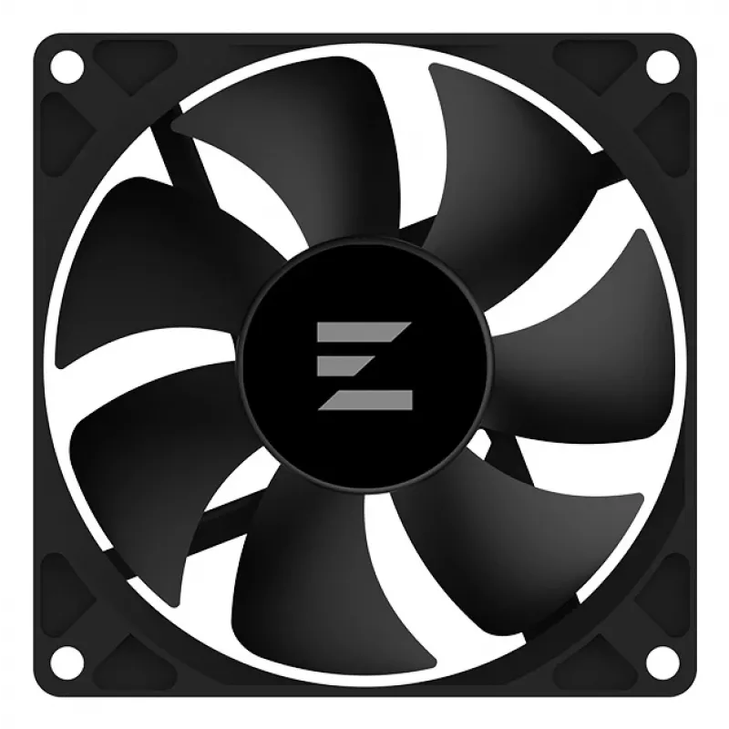 Zalman CNPS4X Juoda V2 kompiuterio aušinimo sistema Procesoriaus ventiliatorius 9,2 cm 1 vnt.