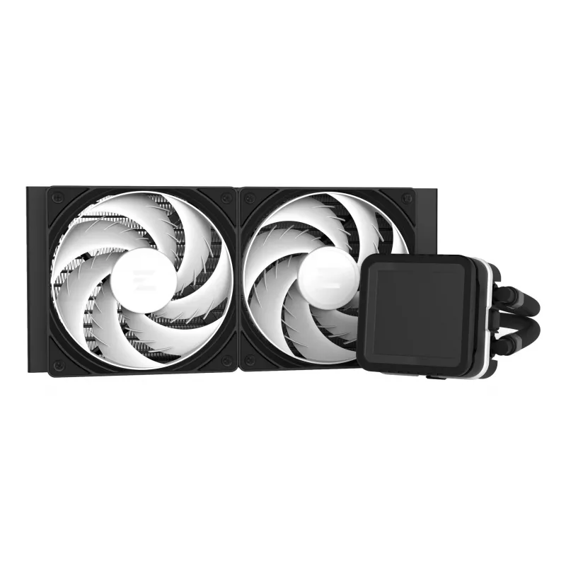Zalman ALPHA2 DS A24 Juoda kompiuterio aušinimo sistema Procesoriui Skystojo aušinimo sistema (komplektas) 12 cm 1 vnt.