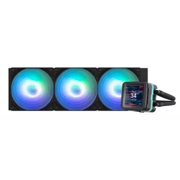Zalman ALPHA2 DS A36 Juoda kompiuterio aušinimo sistema Procesorius Daugiafunkcis skysčio aušintuvas 12 cm 1 vnt.