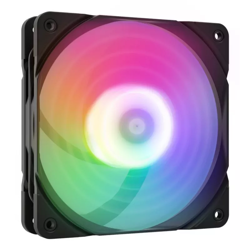 Aušinimo ventiliatorius ZALMAN ZM-AF 120R ARGB JUODAS 120 mm su ARGB apšvietimu