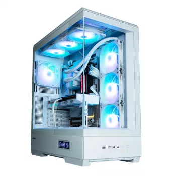 Kompiuterio korpusas Zalman P50 DS White Midi Tower