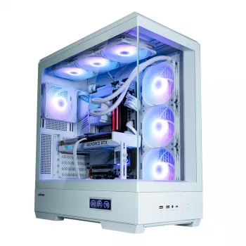 Kompiuterio korpusas Zalman P50 DS White Midi Tower